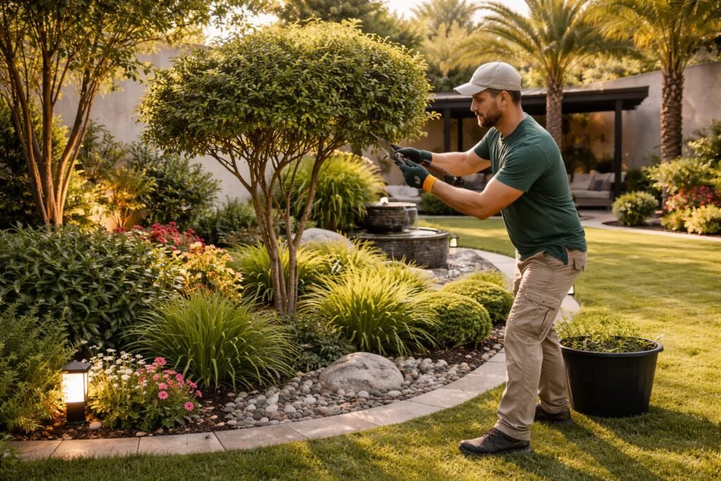 فني تنسيق حدائق بالكويت