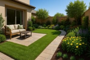 حديقة منزلية منظمة في حولي