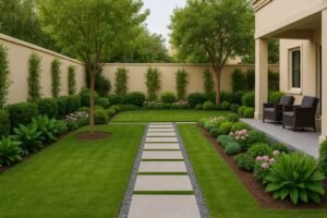 حديقة بخطوط ناعمة في اليرموك