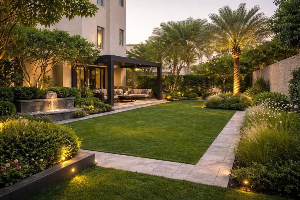 تنسيق حدائق فلل بالكويت