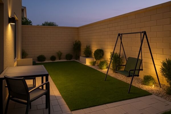 تنسيق حديقة منزلية رخيصة بالكويت