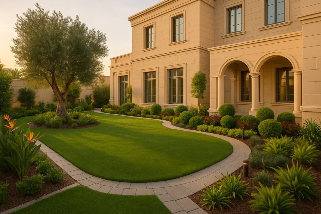 تنسيق حدائق حطين بالكويت