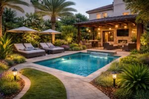 تنسيق حدائق فهد الاحمد بالكويت