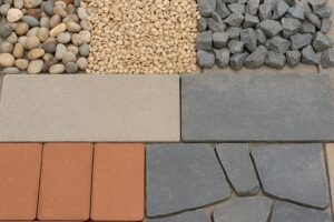 مواد تغطية ممرات حدائق