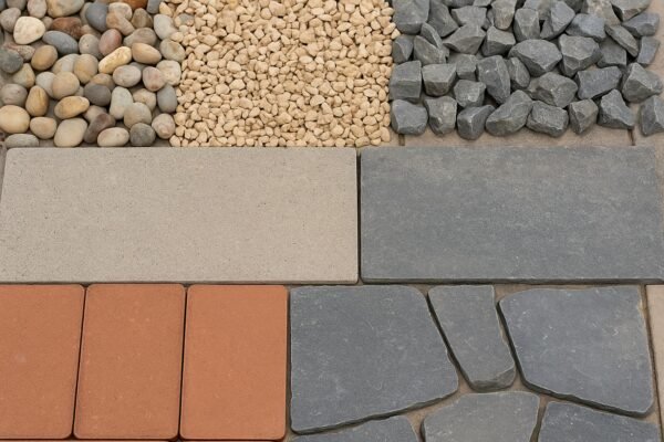 مواد تغطية ممرات حدائق