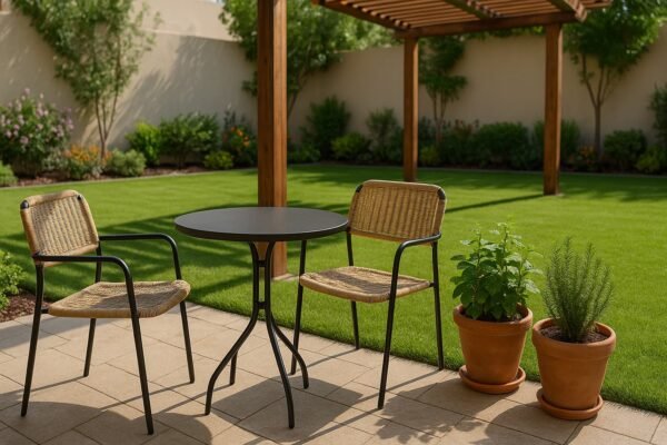 ركن فطور خارجي في حديقة القادسية