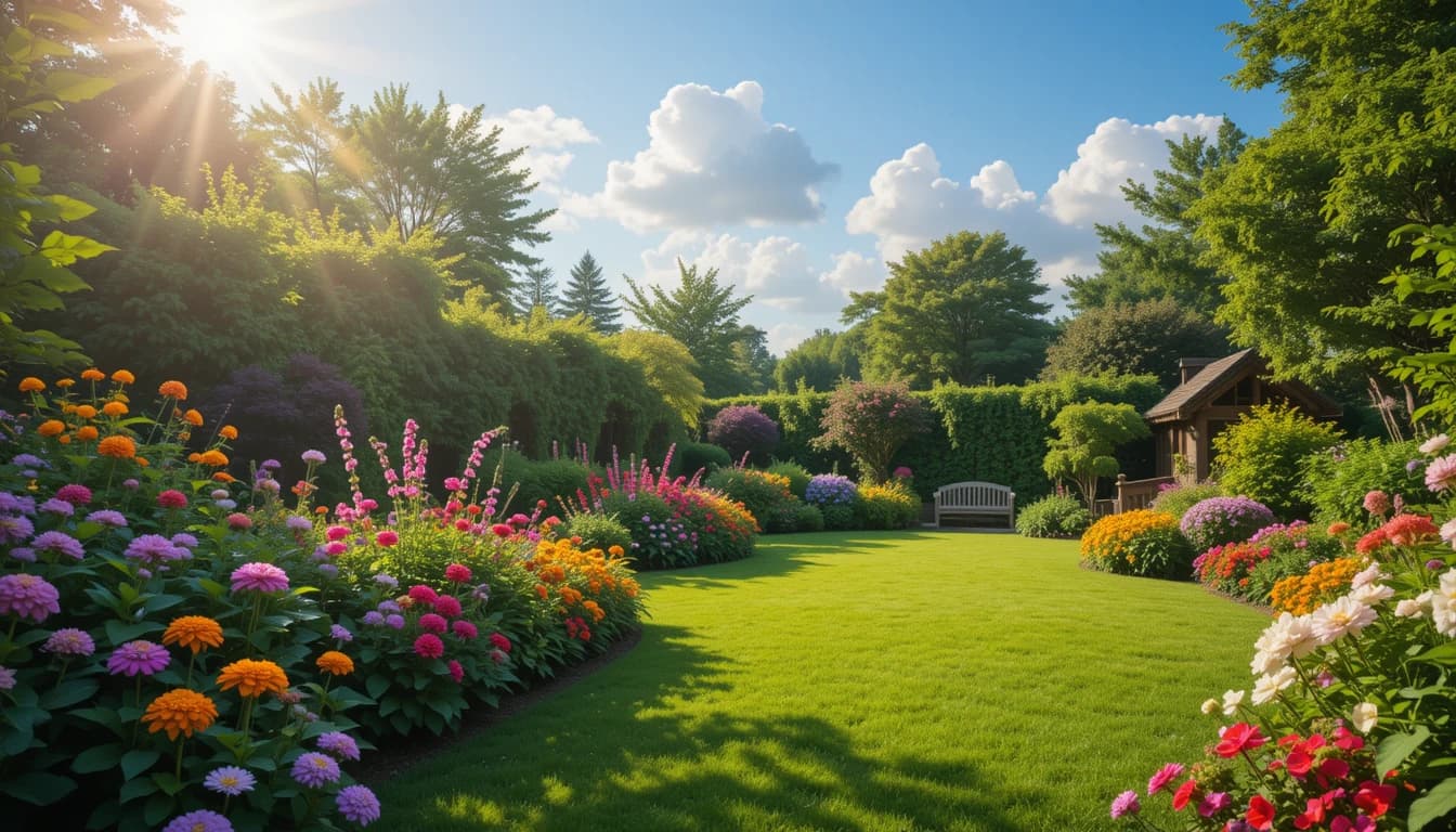 عشب طبيعي للحدائق