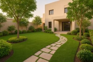 حديقة منزلية منسقة في المرقاب بالكويت